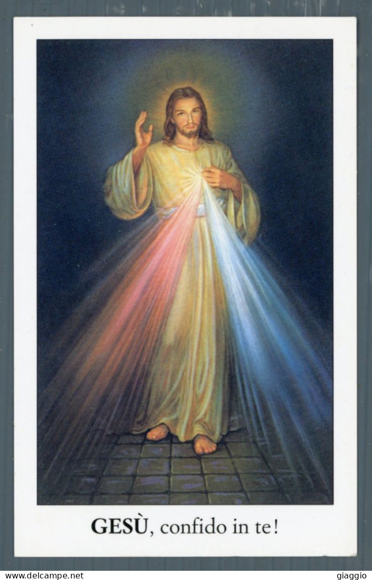 °°° Santino N. 9054 - Gesù Confido In Te °°° - Religion & Esotérisme