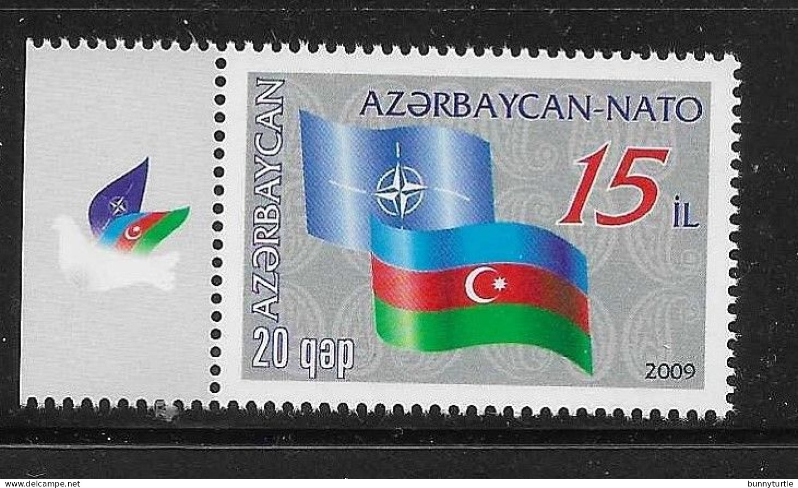 Azerbaijan 2009 Nato Flag MNH - Aserbaidschan