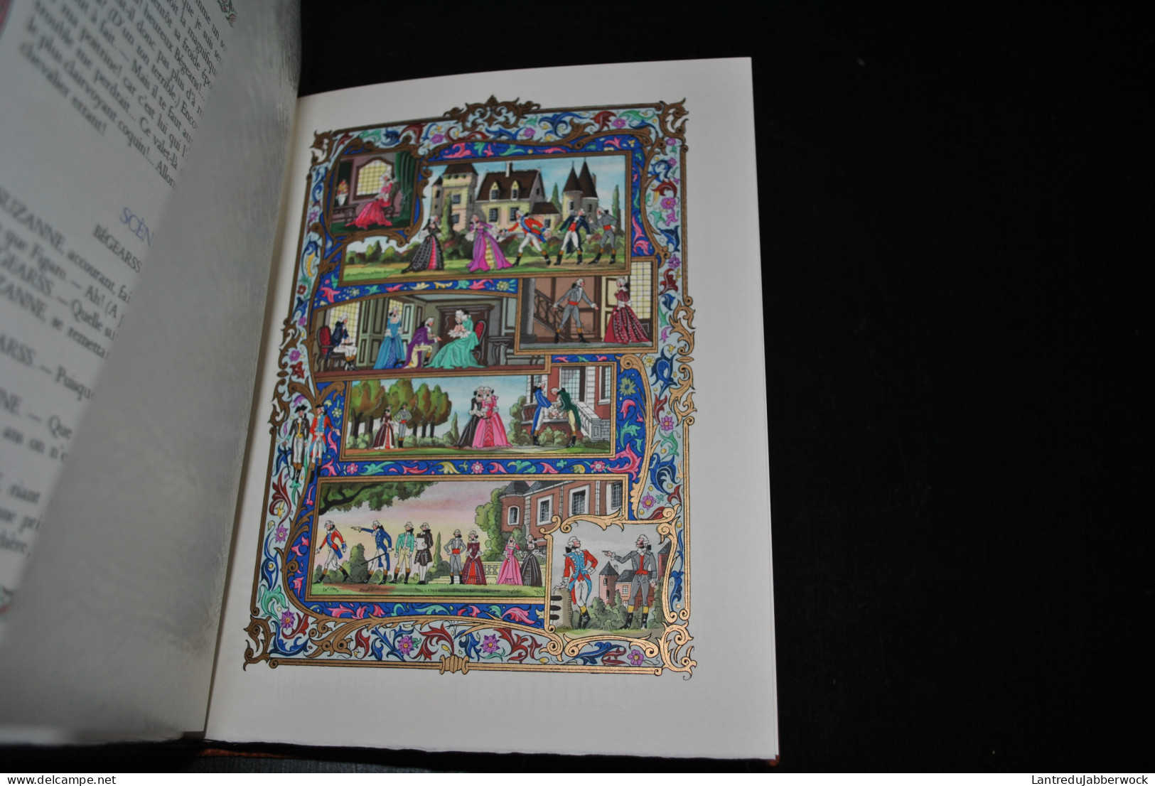 LE THÉATRE DE BEAUMARCHAIS Illustrations par Jean GRADASSI 1980 COMPLET 3 VOLUMES Tirage limité reliure le miniaturiste