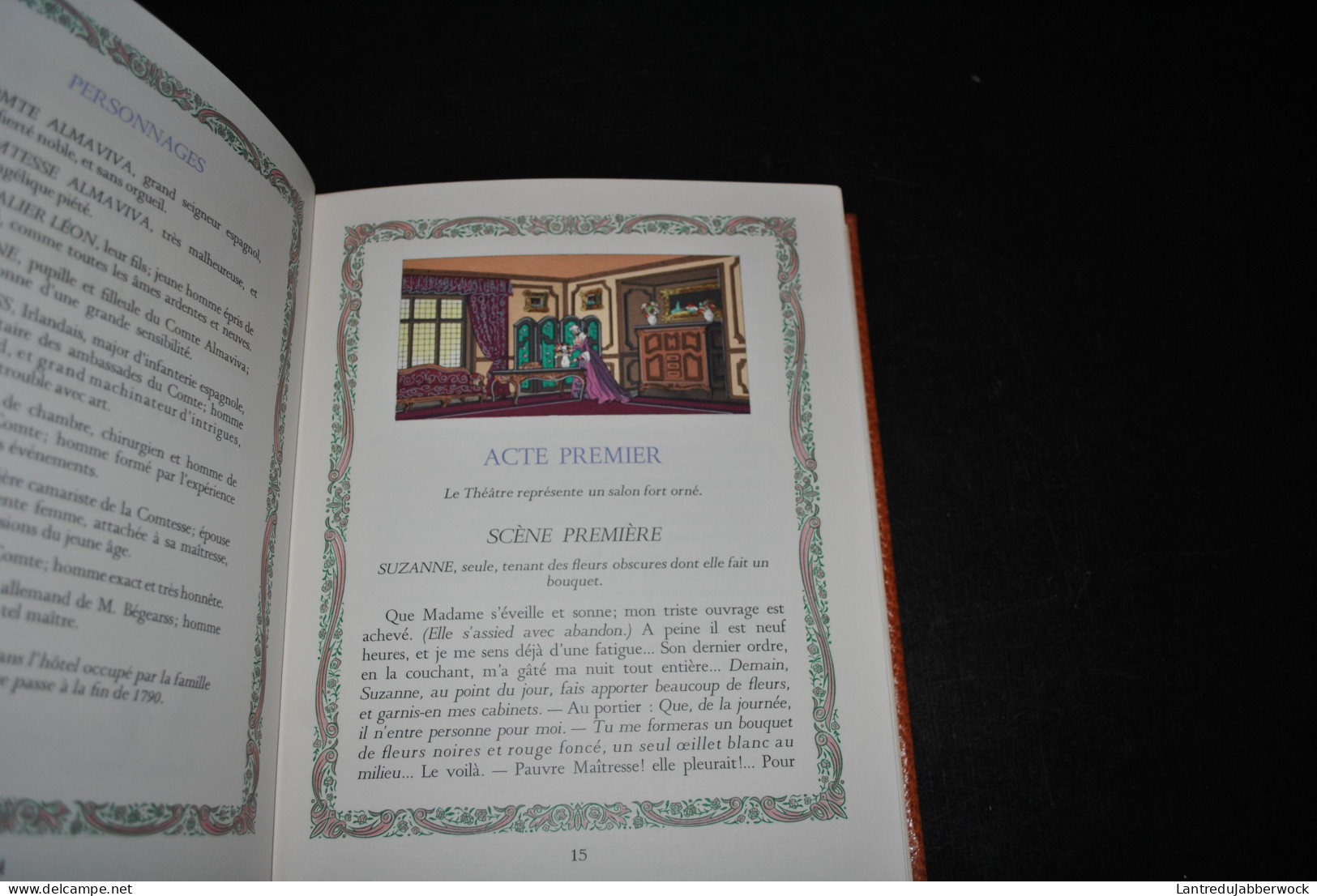 LE THÉATRE DE BEAUMARCHAIS Illustrations par Jean GRADASSI 1980 COMPLET 3 VOLUMES Tirage limité reliure le miniaturiste