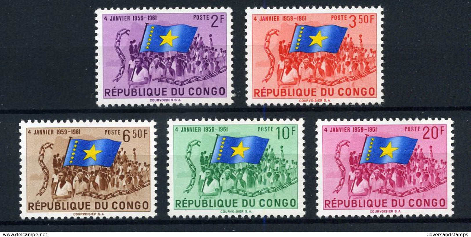 République Du Congo 415/19 - ** MNH - Neufs