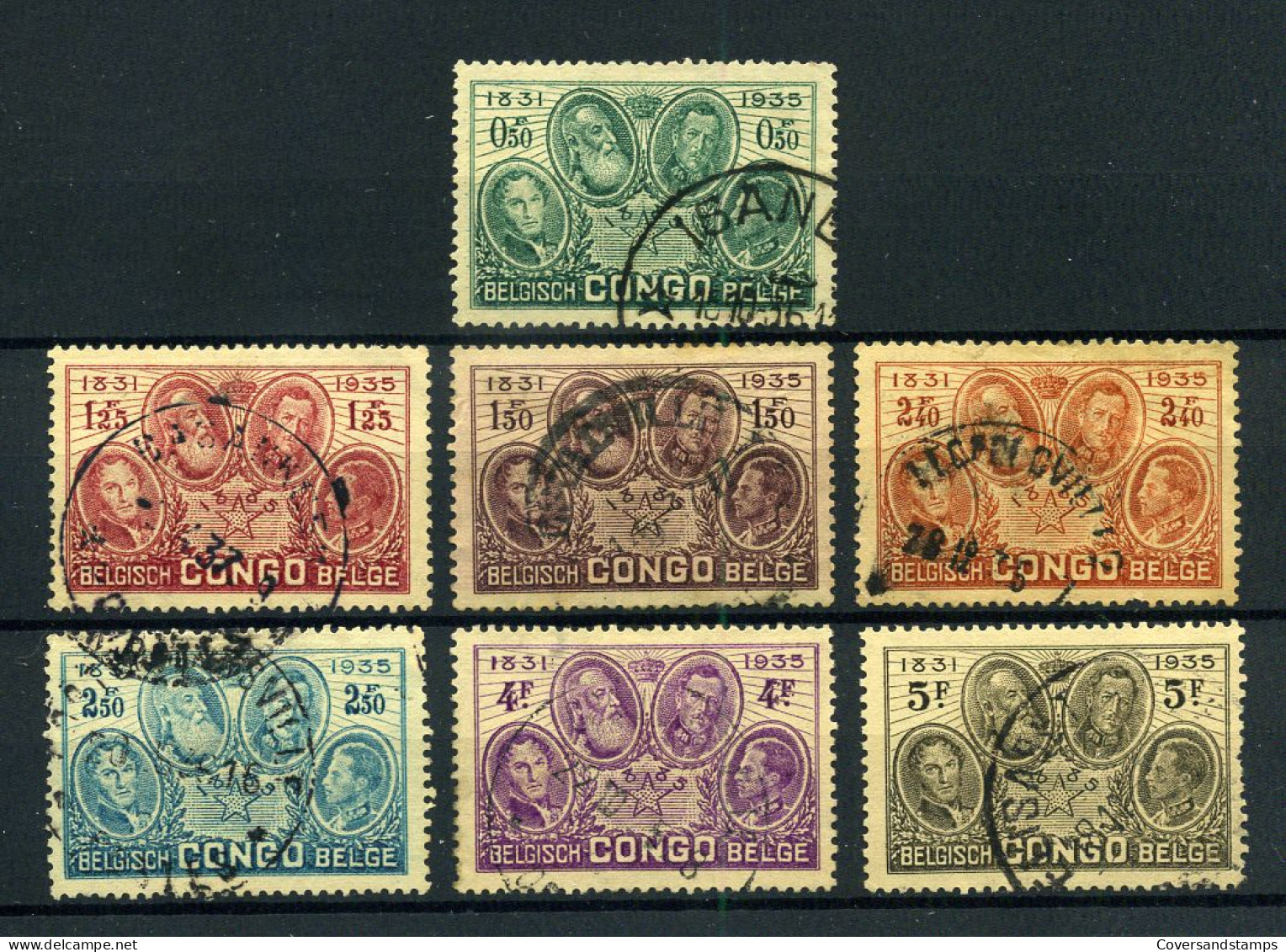 Belgisch Congo Belge - 185/91 - Gest/obl/used - Oblitérés