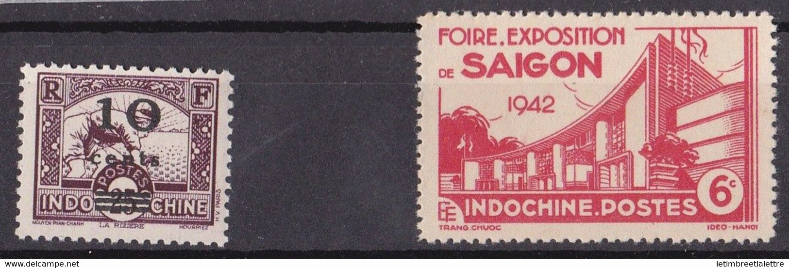 Indochine - YT N° 229 Et 231 ** - Neuf Sans Charnière - 1941 / 1942 - Unused Stamps