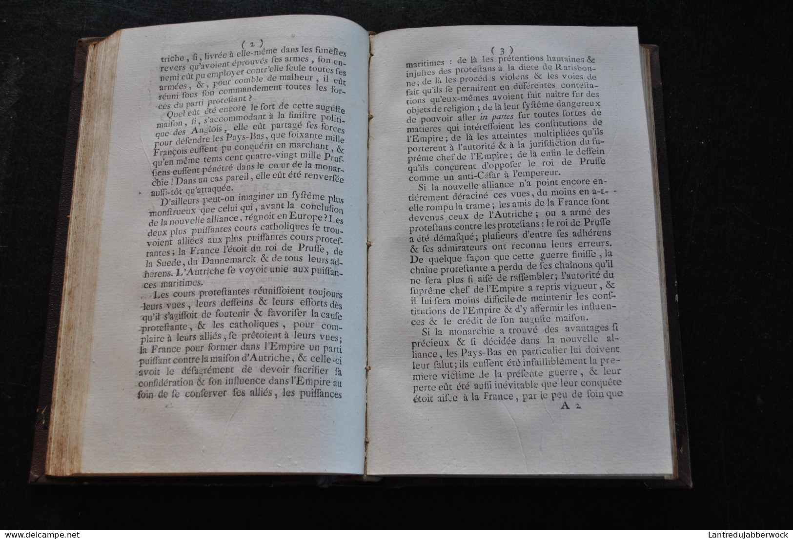 de NENY Mémoires historiques et politiques des Pays-Bas Autrichiens LE FRANCQ 1784 Complet 1 & 2 Ed. revue & augmentée