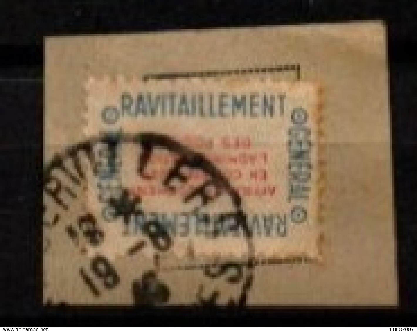 FRANCE    -   Service  -  1946 .  Y&T N° 15A Oblitéré .   Ravitaillement Général - Afgestempeld