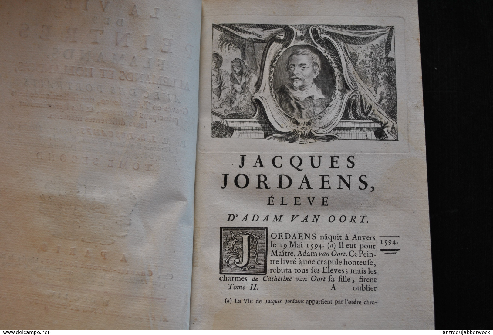 DESCAMPS Vie des Peintres Flamands Allemands et Hollandais + Voyage de la Flandre et du Brabant Complet 5 vol 1753- 1769