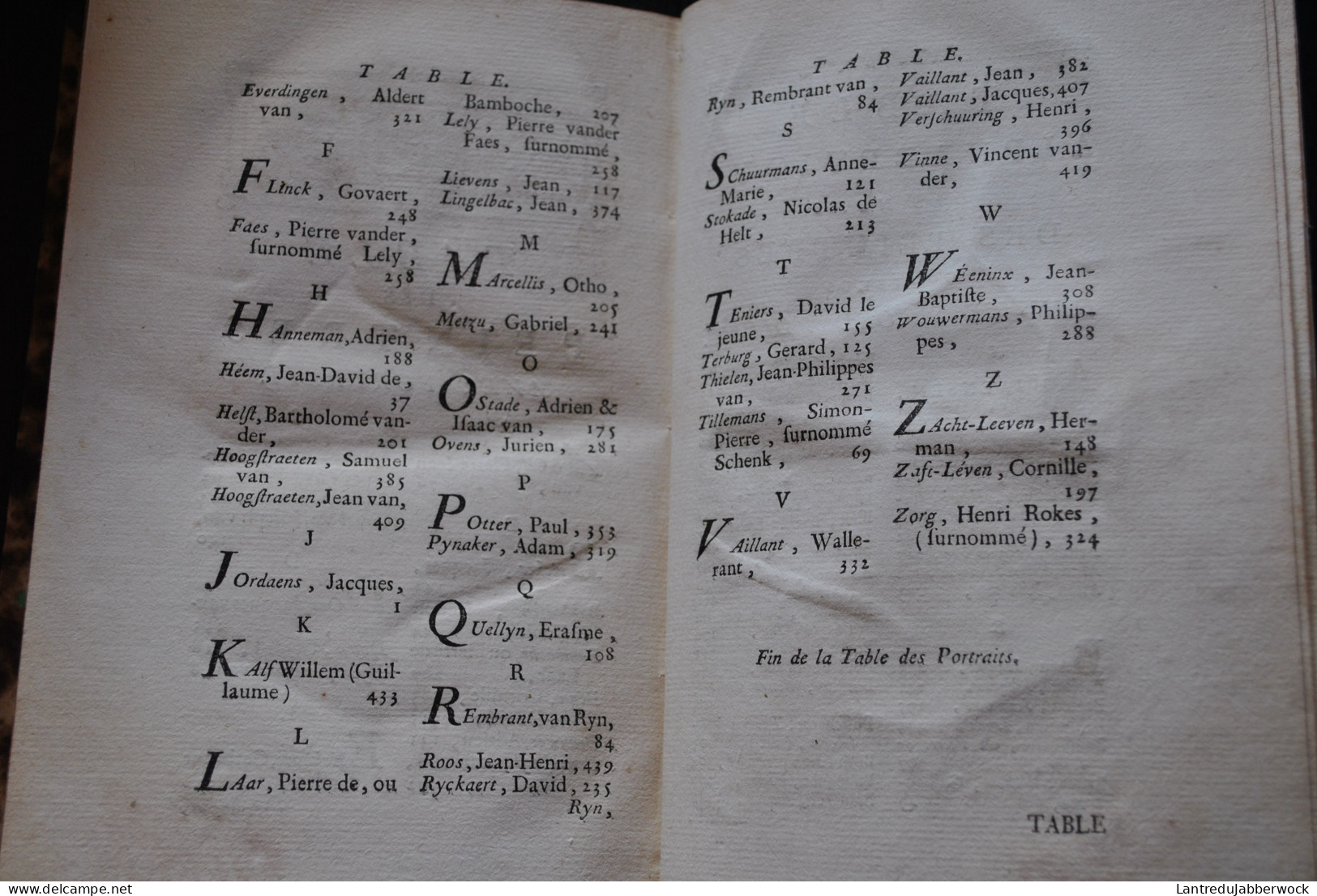 DESCAMPS Vie des Peintres Flamands Allemands et Hollandais + Voyage de la Flandre et du Brabant Complet 5 vol 1753- 1769