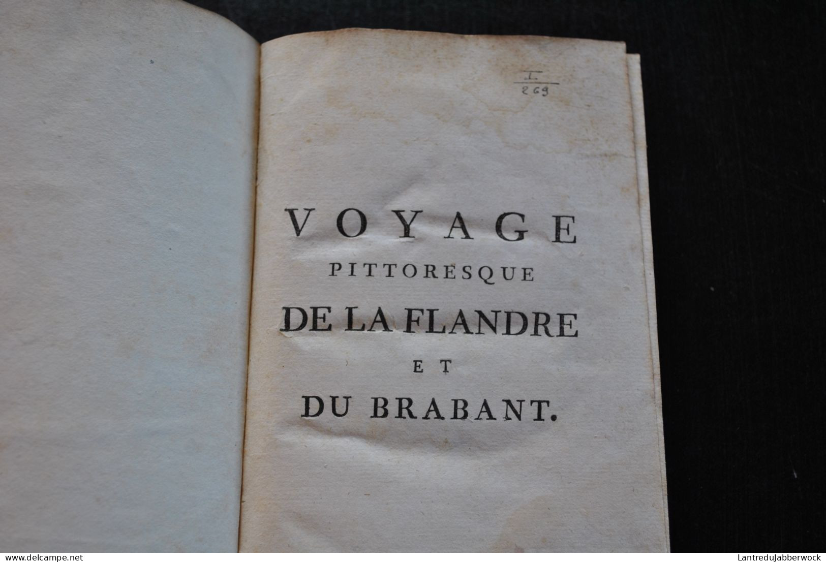 DESCAMPS Vie des Peintres Flamands Allemands et Hollandais + Voyage de la Flandre et du Brabant Complet 5 vol 1753- 1769