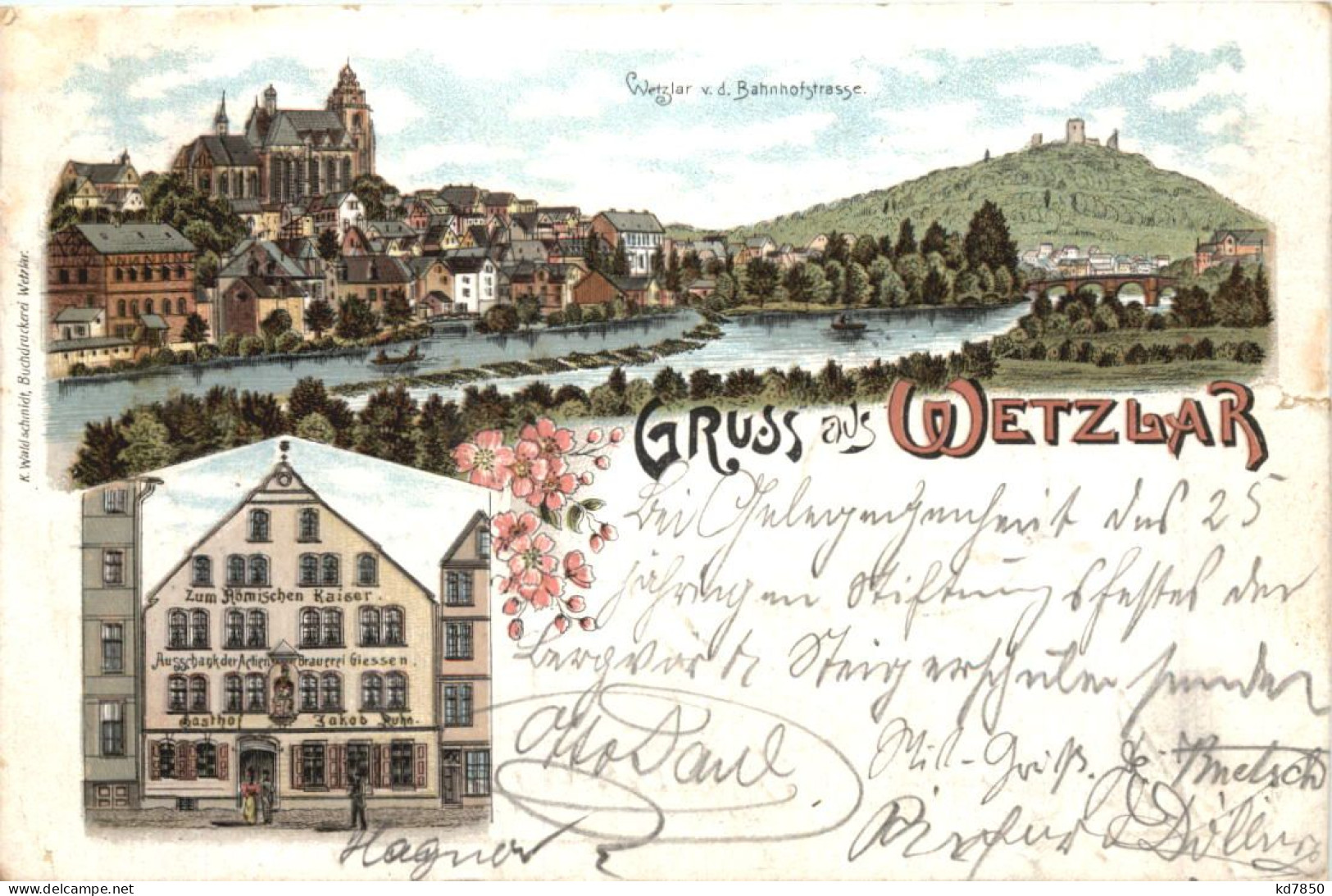 Gruss Aus Wetzlar - Litho - Wetzlar