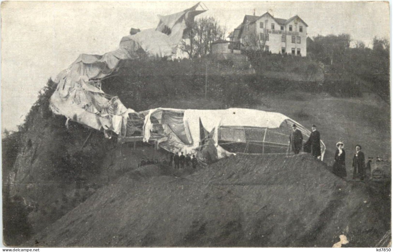 Weilburg - Das Verunglückte Luftschiff Zeppelin - Weilburg