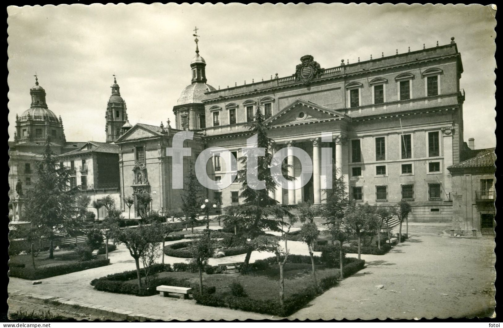 REAL PHOTO POSTCARD SALAMANCA  PLAZA POSTAL ESPAÑA SPAIN CARTE POSTALE - Salamanca