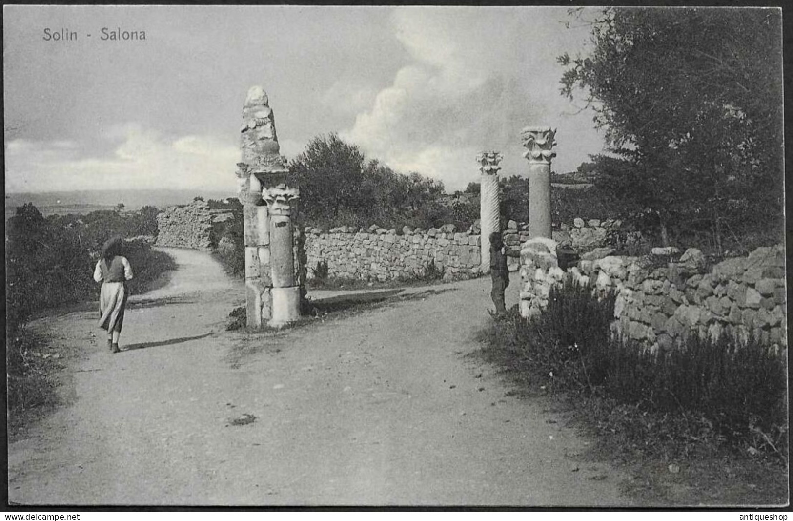 Croatia-----Solin (Salona)-----old Postcard - Kroatien