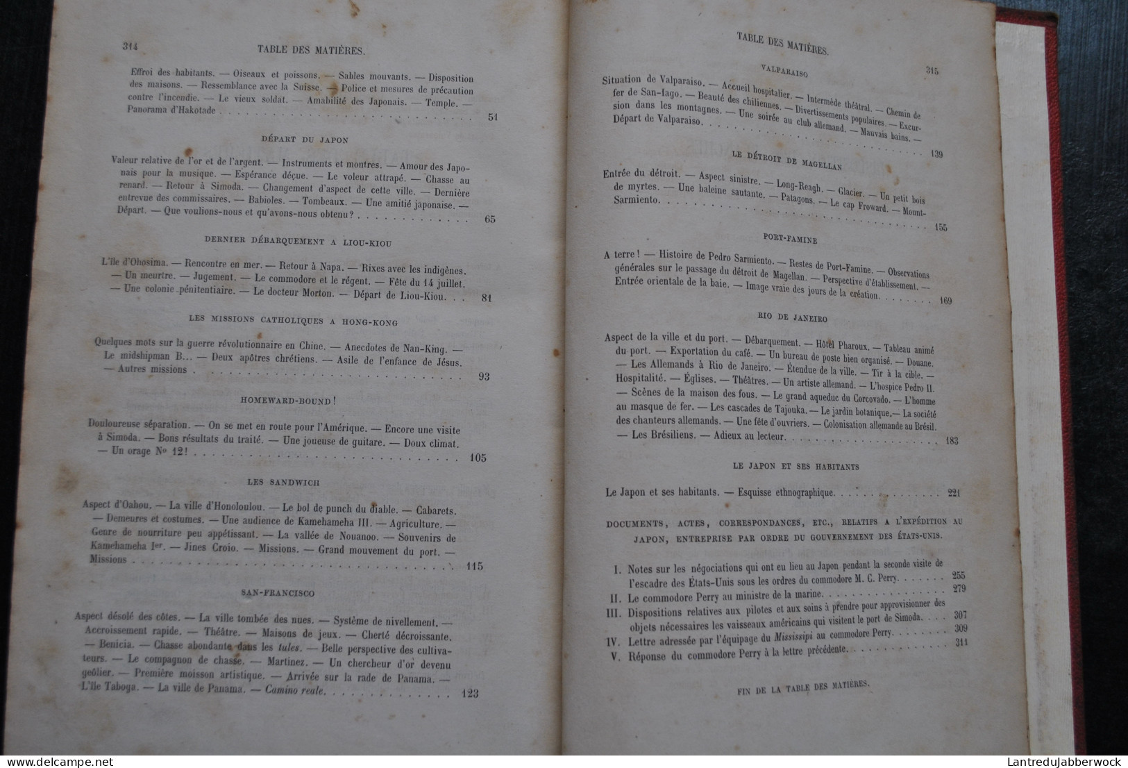 HEINE Wilhelm Le Japon Expédition du Commodore Perry pendant les années 1853 1854 1855 DUMONT 1859 + 11 vues coloriées