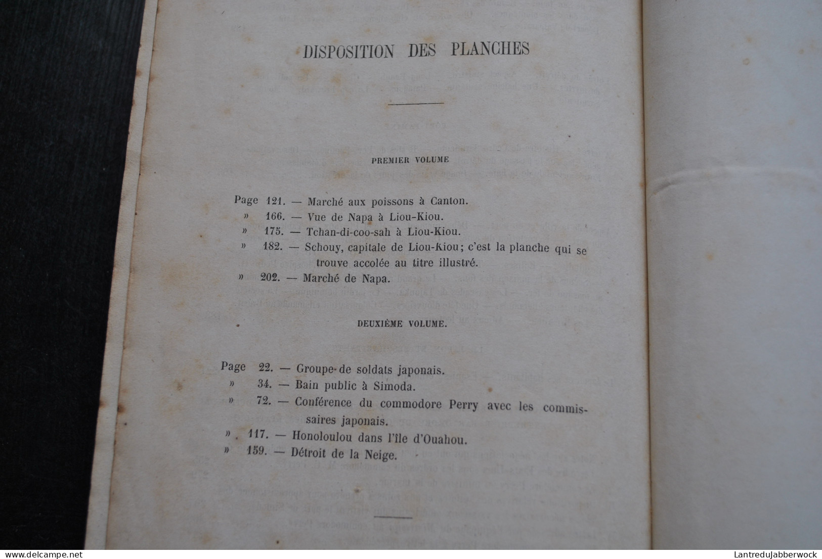 HEINE Wilhelm Le Japon Expédition du Commodore Perry pendant les années 1853 1854 1855 DUMONT 1859 + 11 vues coloriées