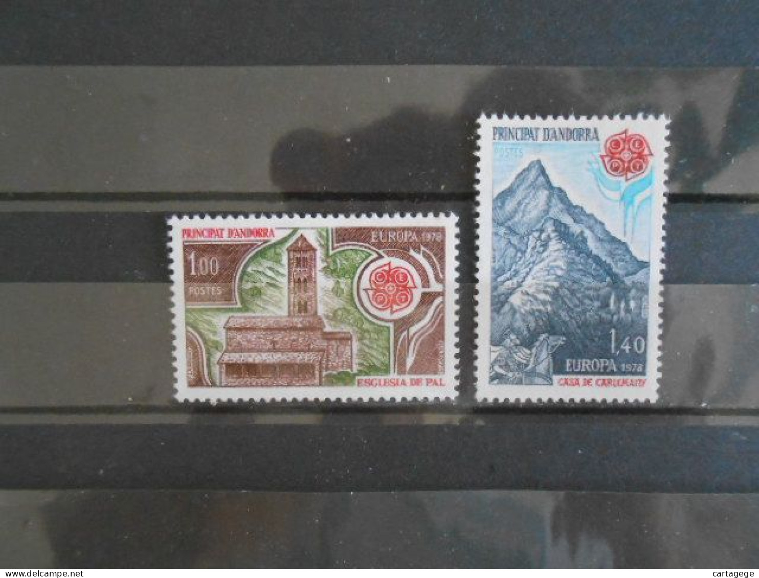 ANDORRE YT 269/270 EUROPA 1978** - 1978