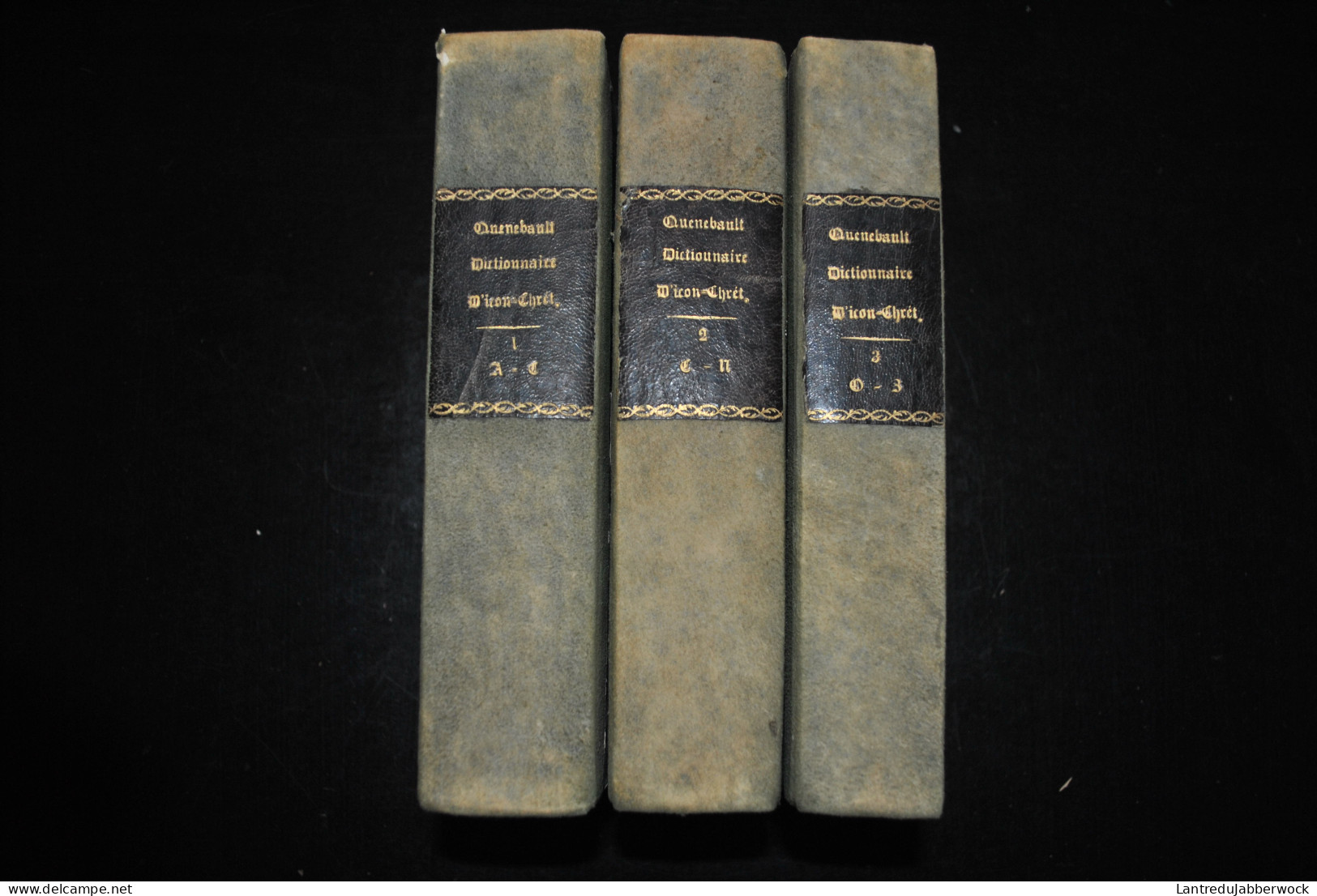 GUENEBAULT Dictionnaire Iconographique Des Monuments De L'Antiquité Chrétienne Et Du Moyen-Âge 1843 LELEUX - 1801-1900