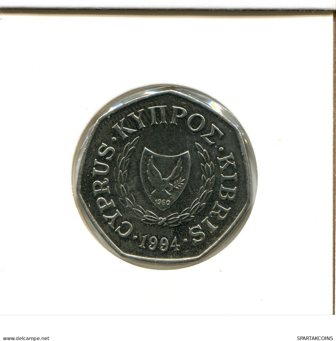 50 CENTS 1994 CHIPRE CYPRUS Moneda #AZ924.E.A - Zypern