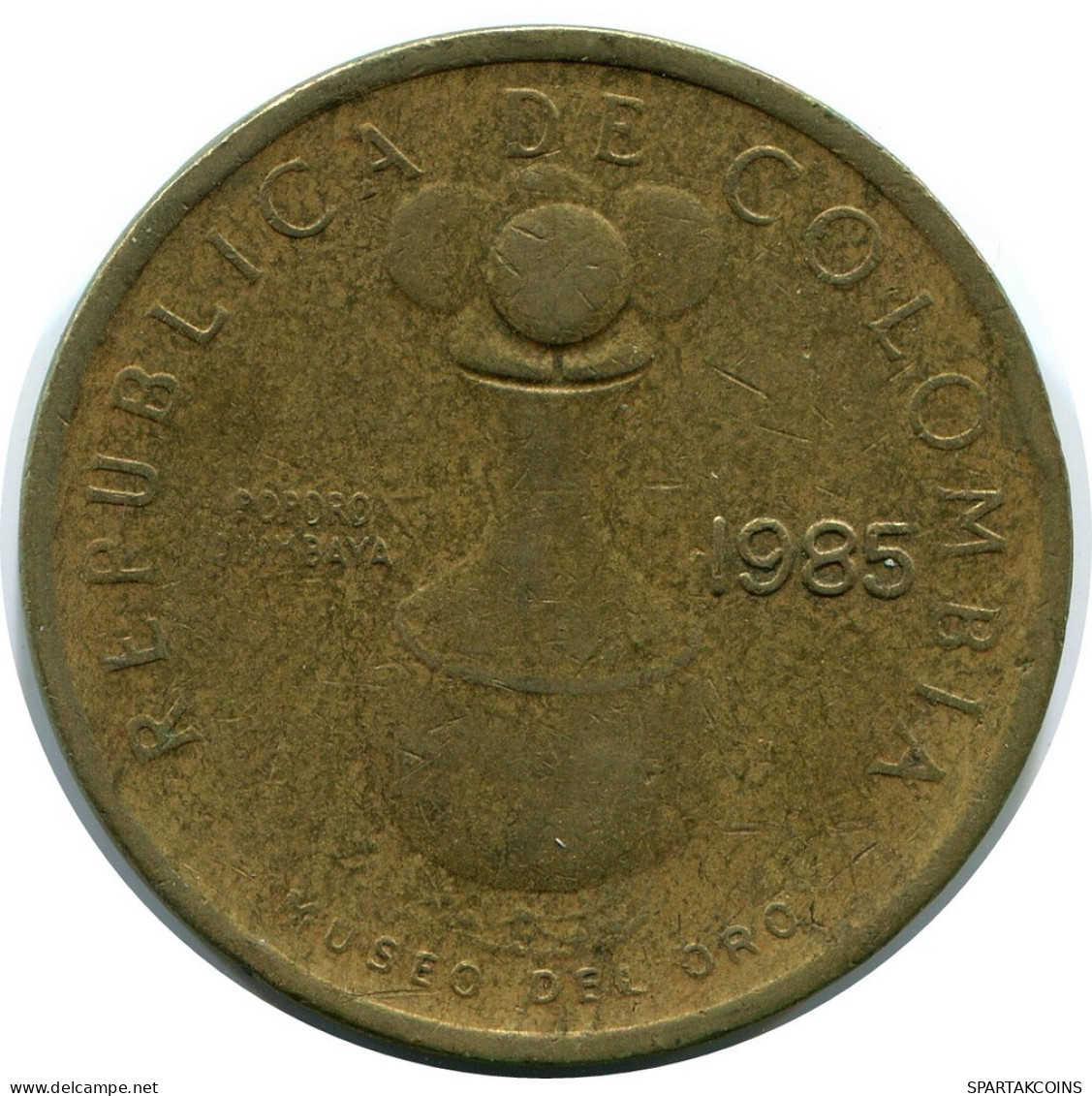 20 PESOS 1985 KOLUMBIEN COLOMBIA Münze #AR918.D.A - Kolumbien