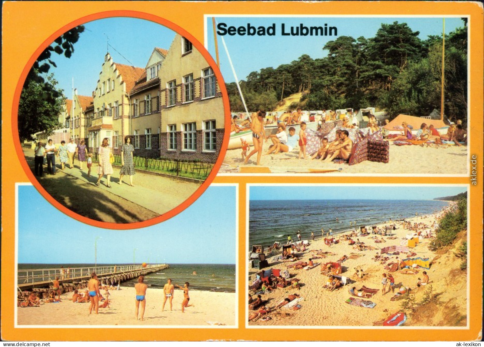 Ansichtskarte Ansichtskarte Lubmin Seebad Lubmin, Strand G1986 - Lubmin