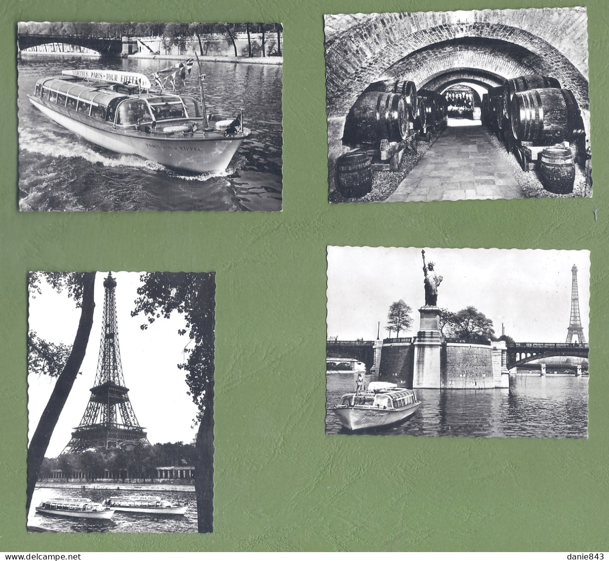 PARIS CROISIERE SUR LA SEINE - Pochette De 10 Photos - Format 6.5/9 - Vedettes De Paris Images Et Détails Voir Les Scans - La Seine Et Ses Bords