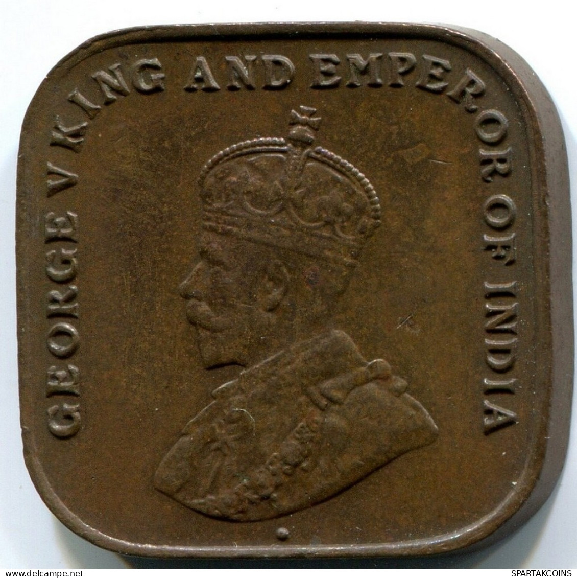 1 CENT 1920 STRAITS SETTLEMENTS MALASIA MALAYSIA Moneda #AX151.E.A - Malesia