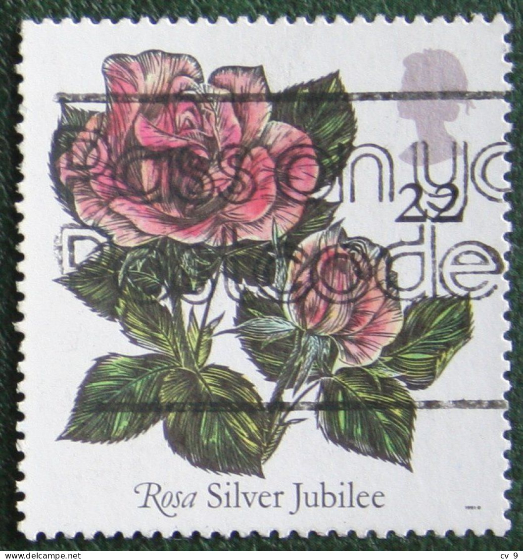 Roses Rose Flower Fleur (Mi 1345) 1991 Used Gebruikt Oblitere ENGLAND GRANDE-BRETAGNE GB GREAT BRITAIN - Gebruikt