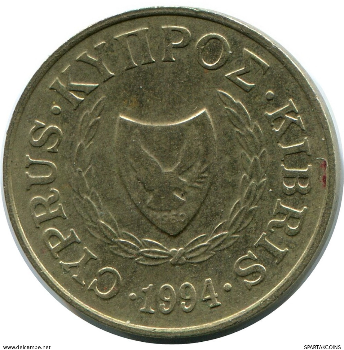 2 CENTS 1994 CHIPRE CYPRUS Moneda #AP298.E.A - Zypern