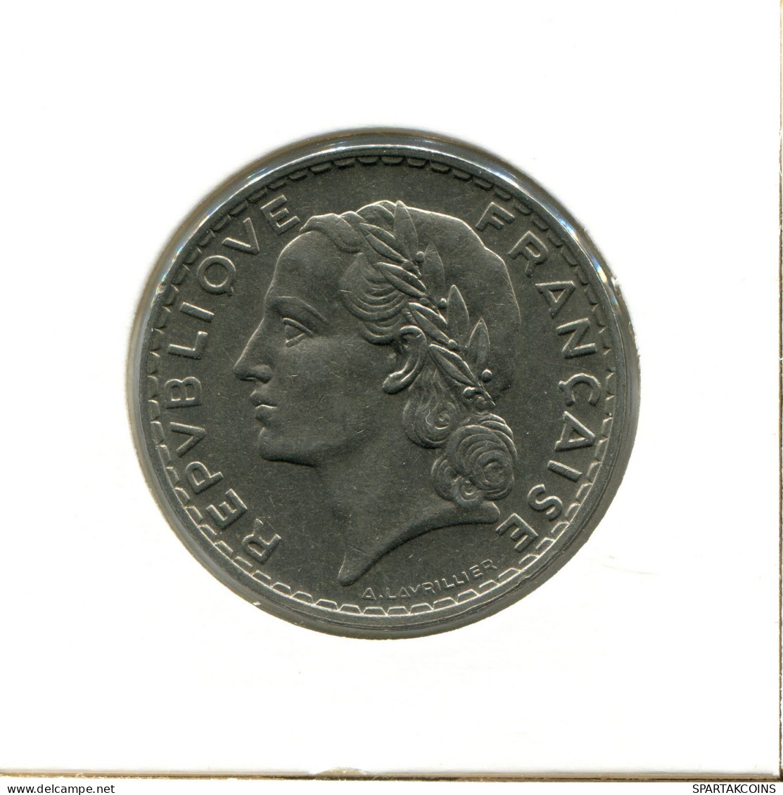 5 FRANCS 1933 FRANCE Coin #AX602.U.A - 5 Francs