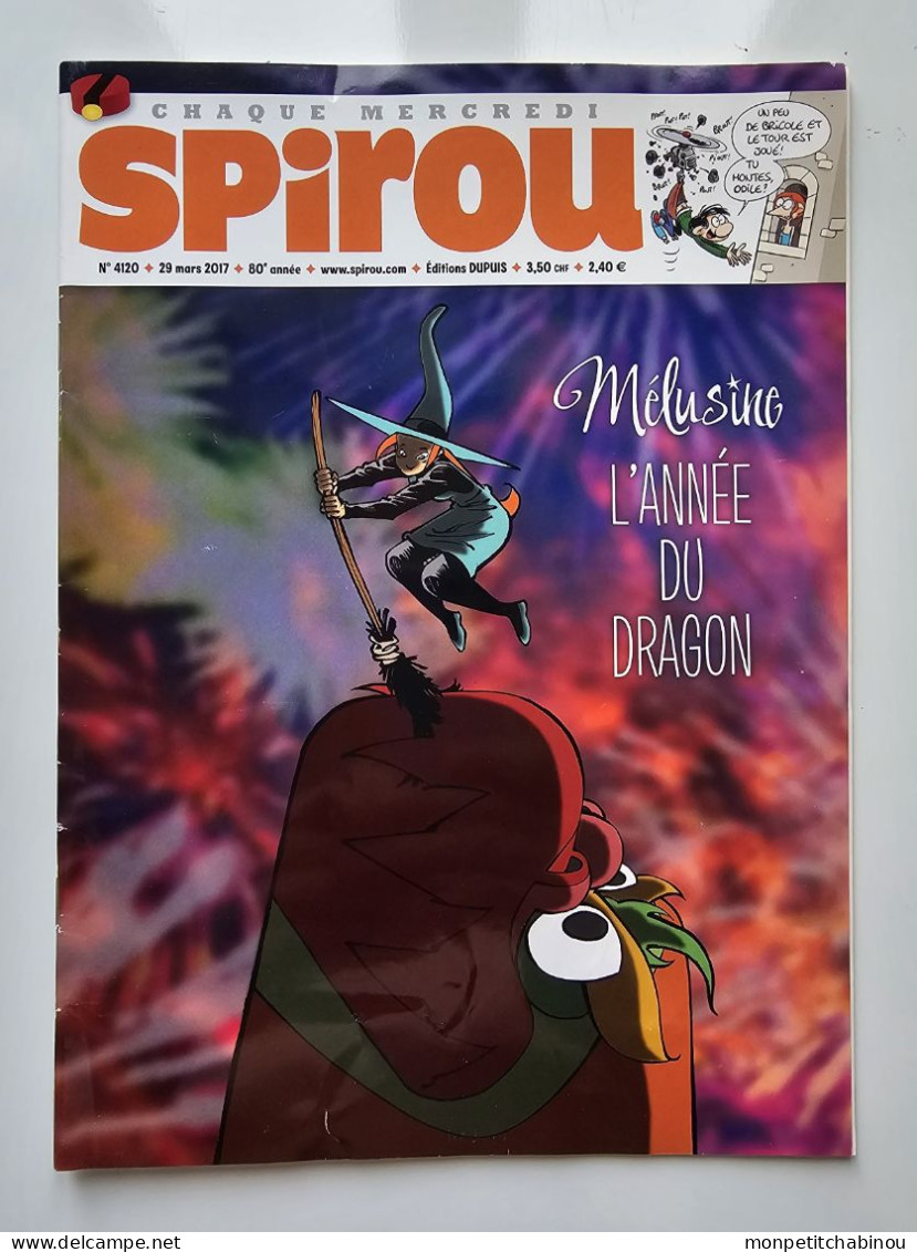 SPIROU Magazine N°4120 (29 Mars 2017) - Spirou Magazine