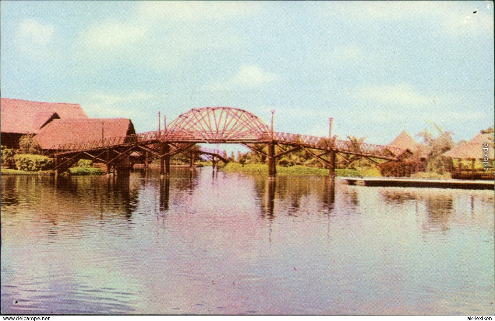 Ansichtskarte Guamá Holzbrücke Cuba Kuba 1969 - Cuba