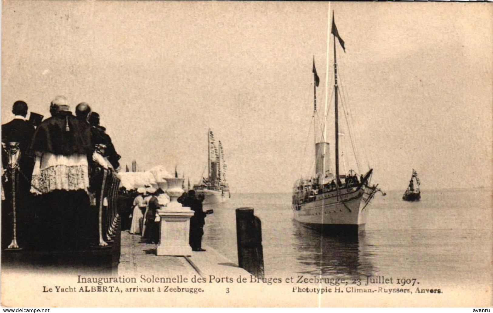 ZEEBRUGGE / INHULDIGING HAVEN 1907 - Zeebrugge