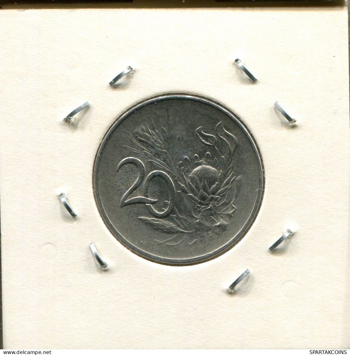 20 CENTS 1965 SUDAFRICA SOUTH AFRICA Moneda #AS276.E.A - Sudáfrica