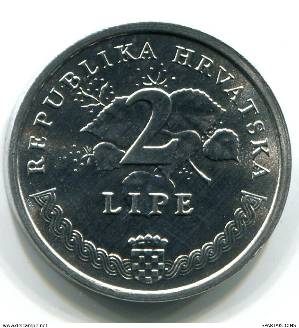2 LIPE 1999 CROACIA CROATIA UNC Moneda #W10843.E.A - Kroatien