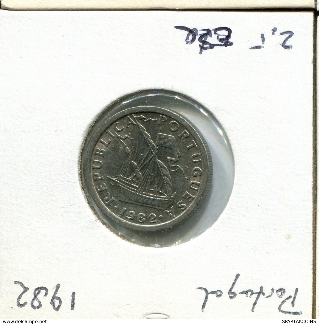 2$50 ESCUDOS 1982 PORTUGAL Moneda #AU987.E.A - Portugal