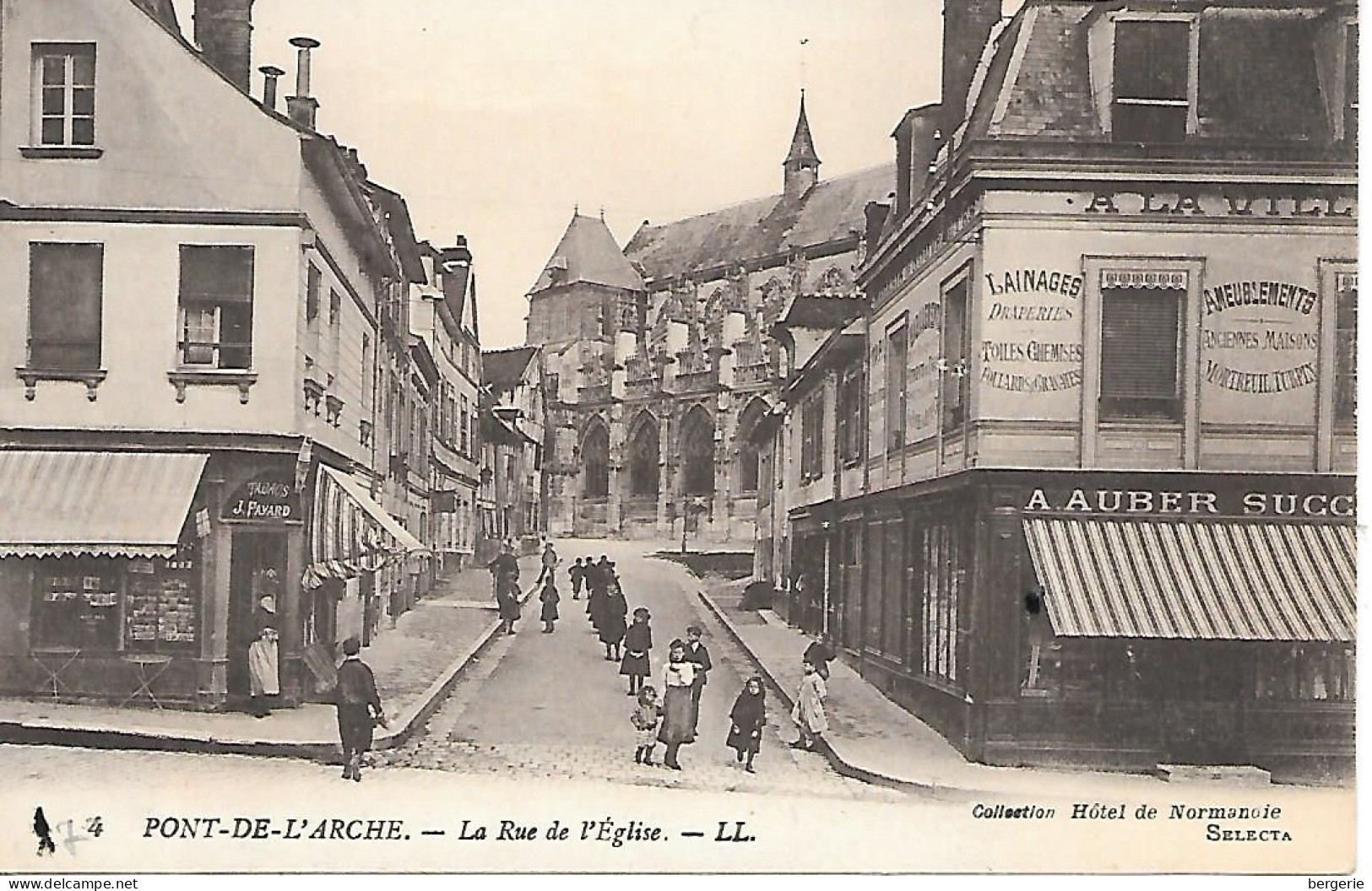 C/255           27     Pont De L'arche    -     La Rue De L'église - Pont-de-l'Arche