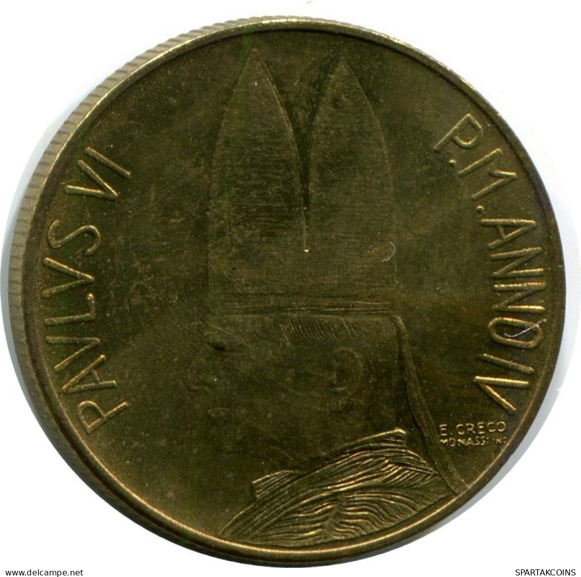 20 LIRE 1966 VATICAN Coin Paul VI (1963-1978) #AH375.13.U.A - Vatikan