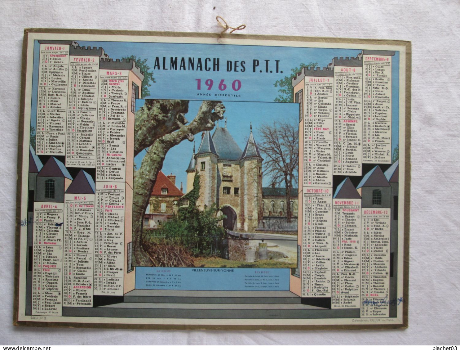 Almanach Des P.t.t. 1960 - Tamaño Grande : 1941-60
