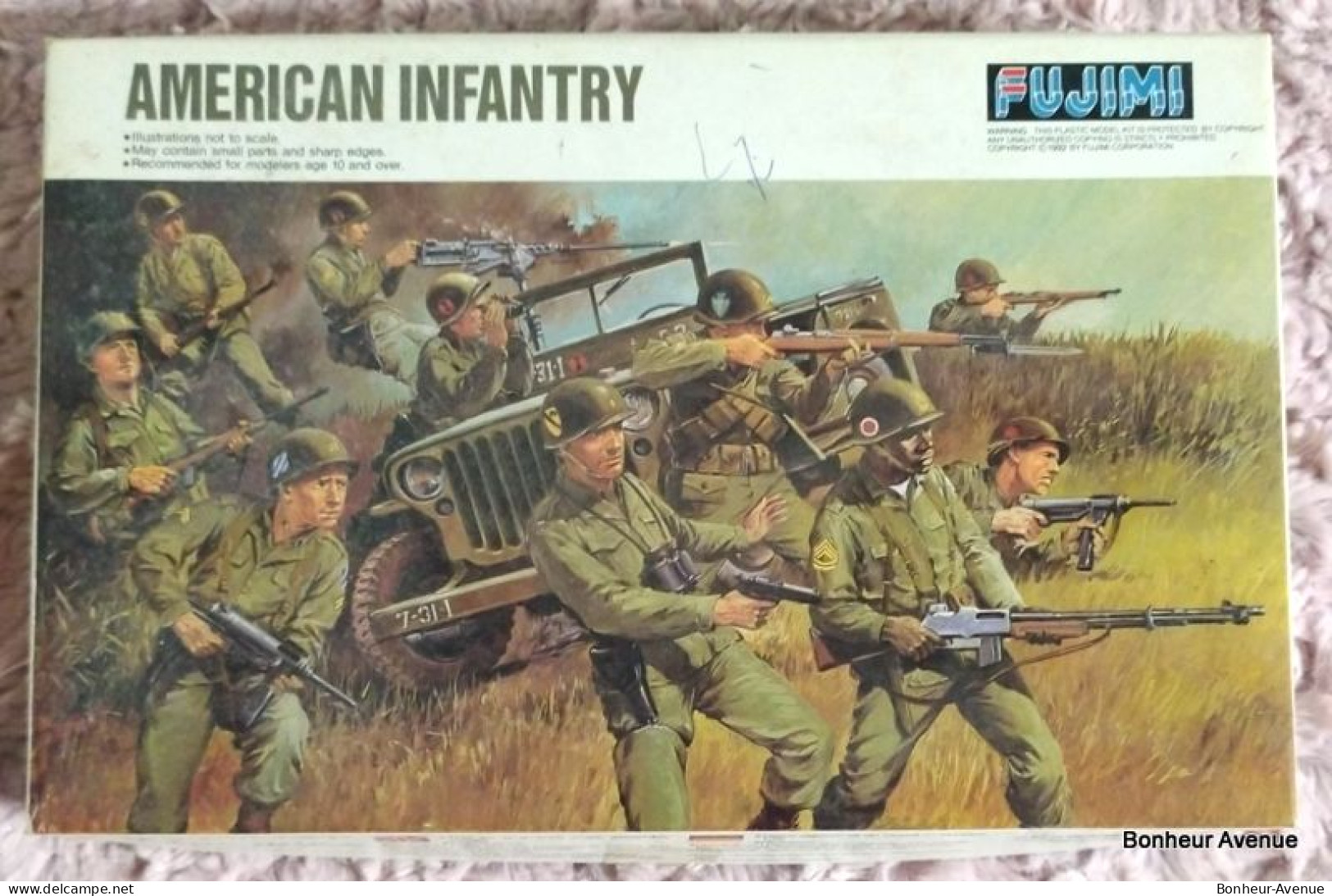 Maquette American Infantry FUJIMI 1/76 - Figurines