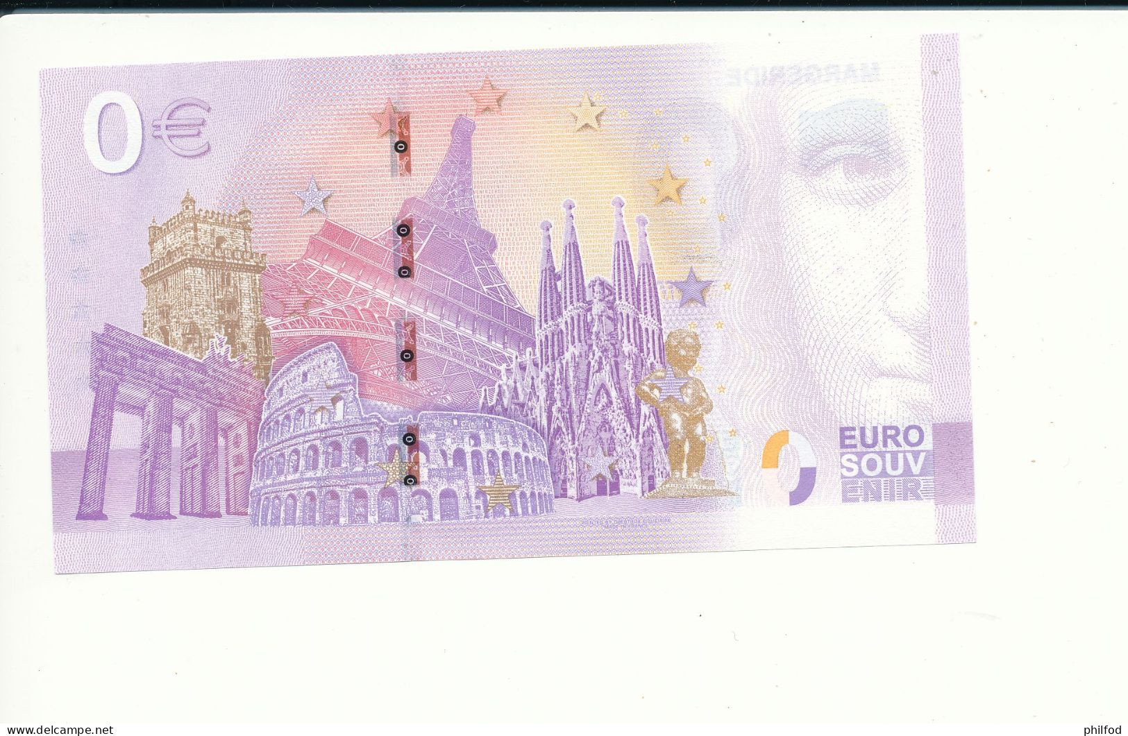 Billet Touristique 0 Euro - MARGERIDE - UERT - 2023-1 - N° 546 - Autres & Non Classés