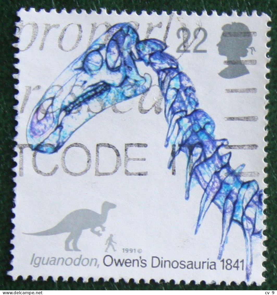 Owen's Dinosauria Dinosaurs Dinosaures Mi 1350 1991 Used Gebruikt Oblitere ENGLAND GRANDE-BRETAGNE GB GREAT BRITAIN - Gebruikt