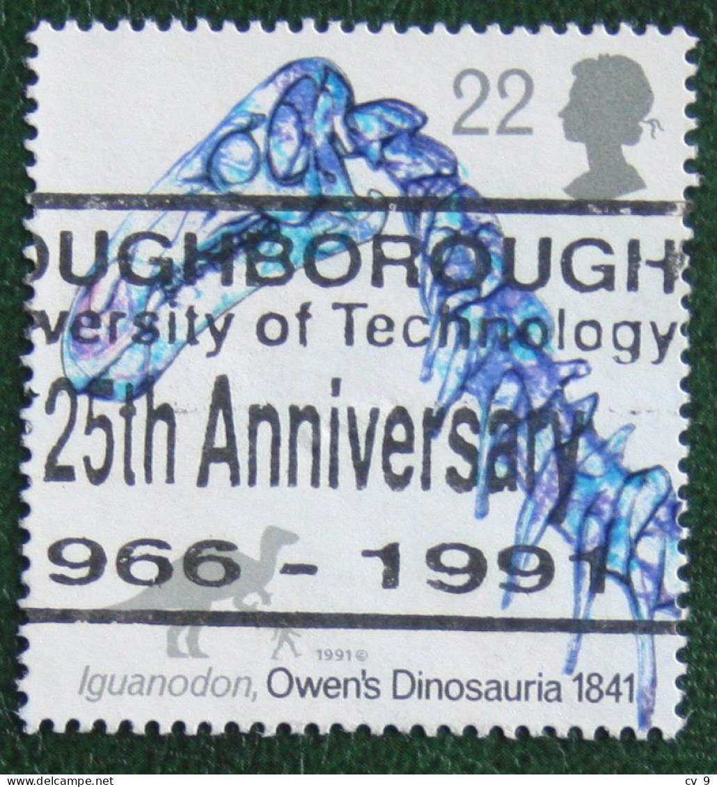 Owen's Dinosauria Dinosaurs Dinosaures Mi 1350 1991 Used Gebruikt Oblitere ENGLAND GRANDE-BRETAGNE GB GREAT BRITAIN - Usati