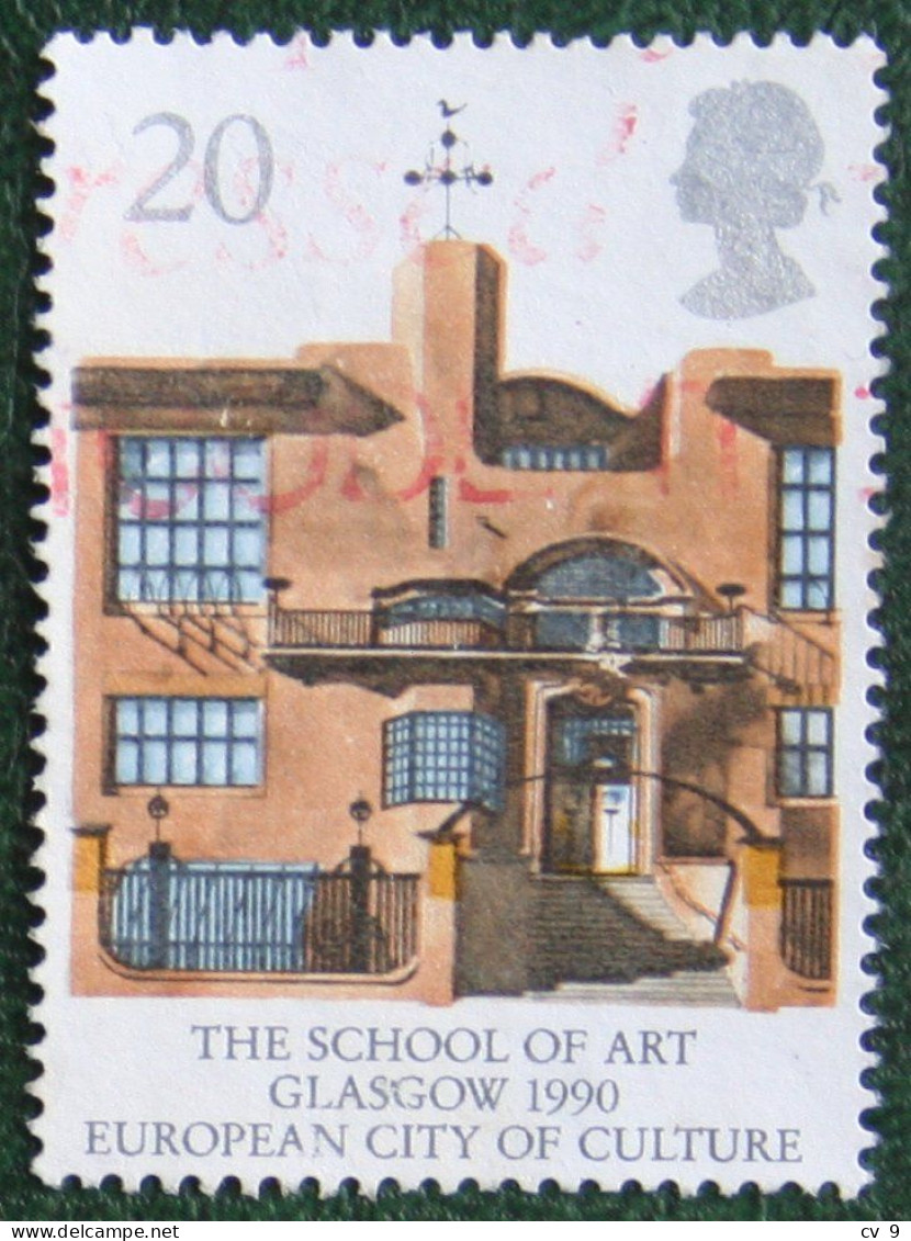 EUROPA Buildings London Glasgow (Mi 1263) 1990 Used Gebruikt Oblitere ENGLAND GRANDE-BRETAGNE GB GREAT BRITAIN - Used Stamps