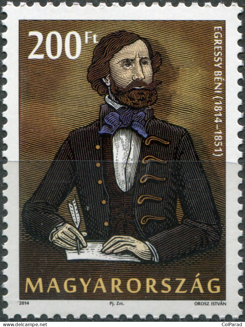 HUNGARY - 2014 - STAMP MNH ** - 200th Anniversary Of The Birth Of Béni Egressy - Ongebruikt