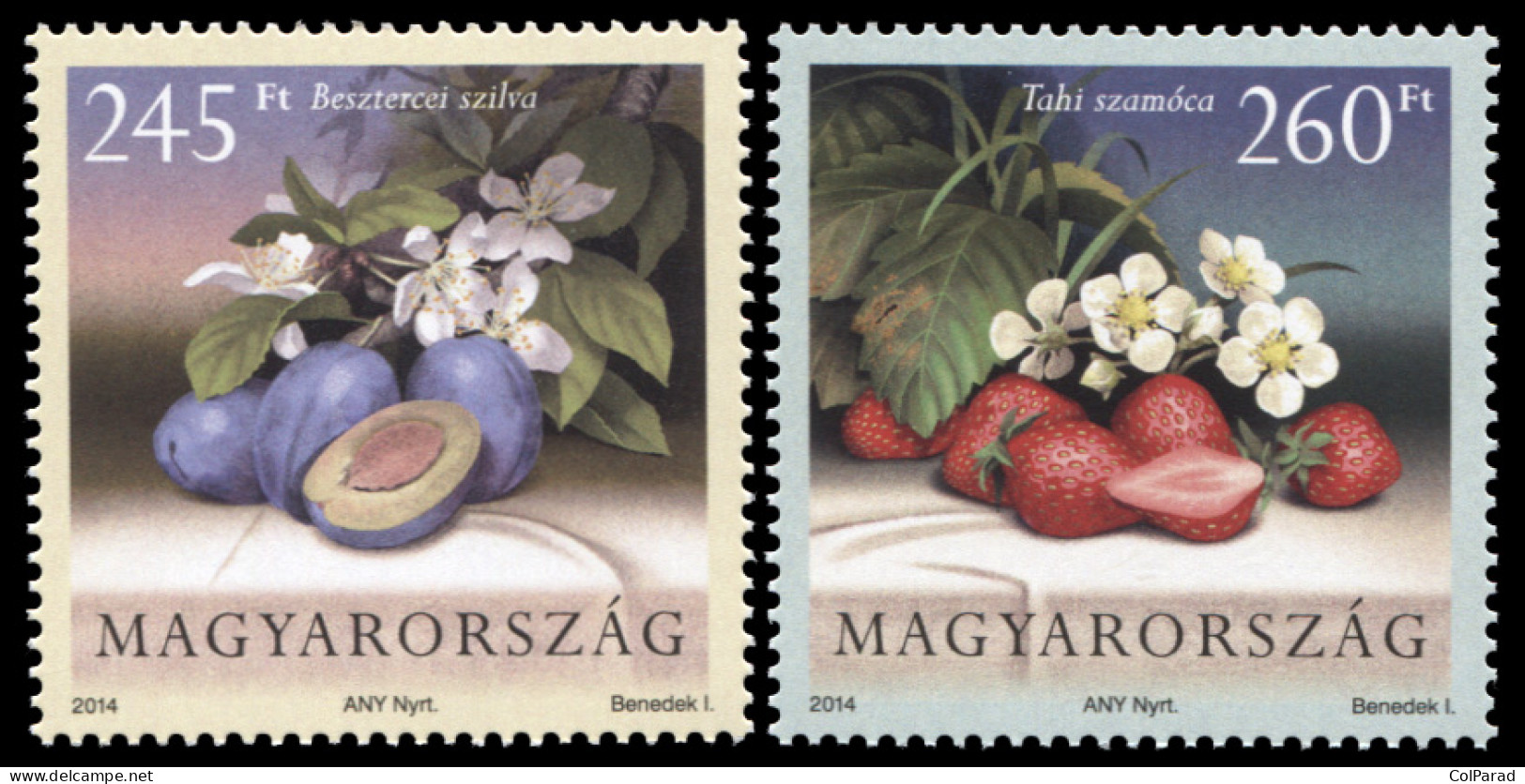 HUNGARY - 2014 - SET OF 2 STAMPS MNH ** - Cultural Flora Of Hungary - Unused Stamps