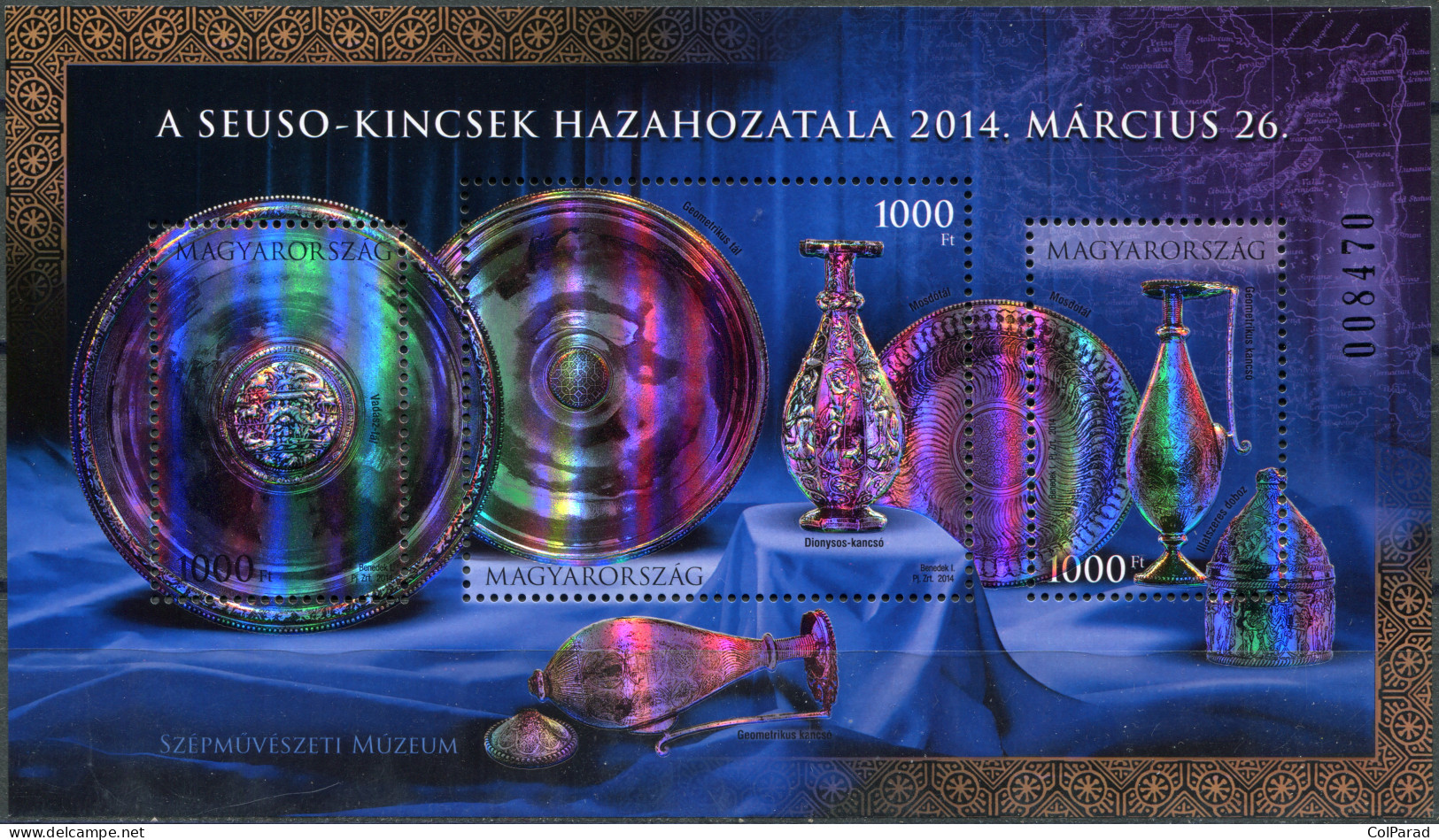 HUNGARY - 2014 - SOUVENIR SHEET MNH ** - Repatriation Of The Seuso Treasure - Unused Stamps