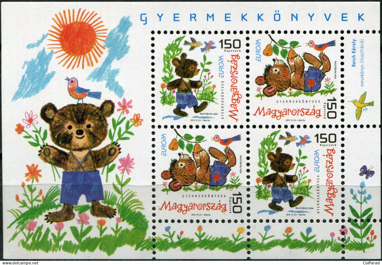 HUNGARY - 2010 - SOUVENIR SHEET MNH ** - Children's Books - Neufs