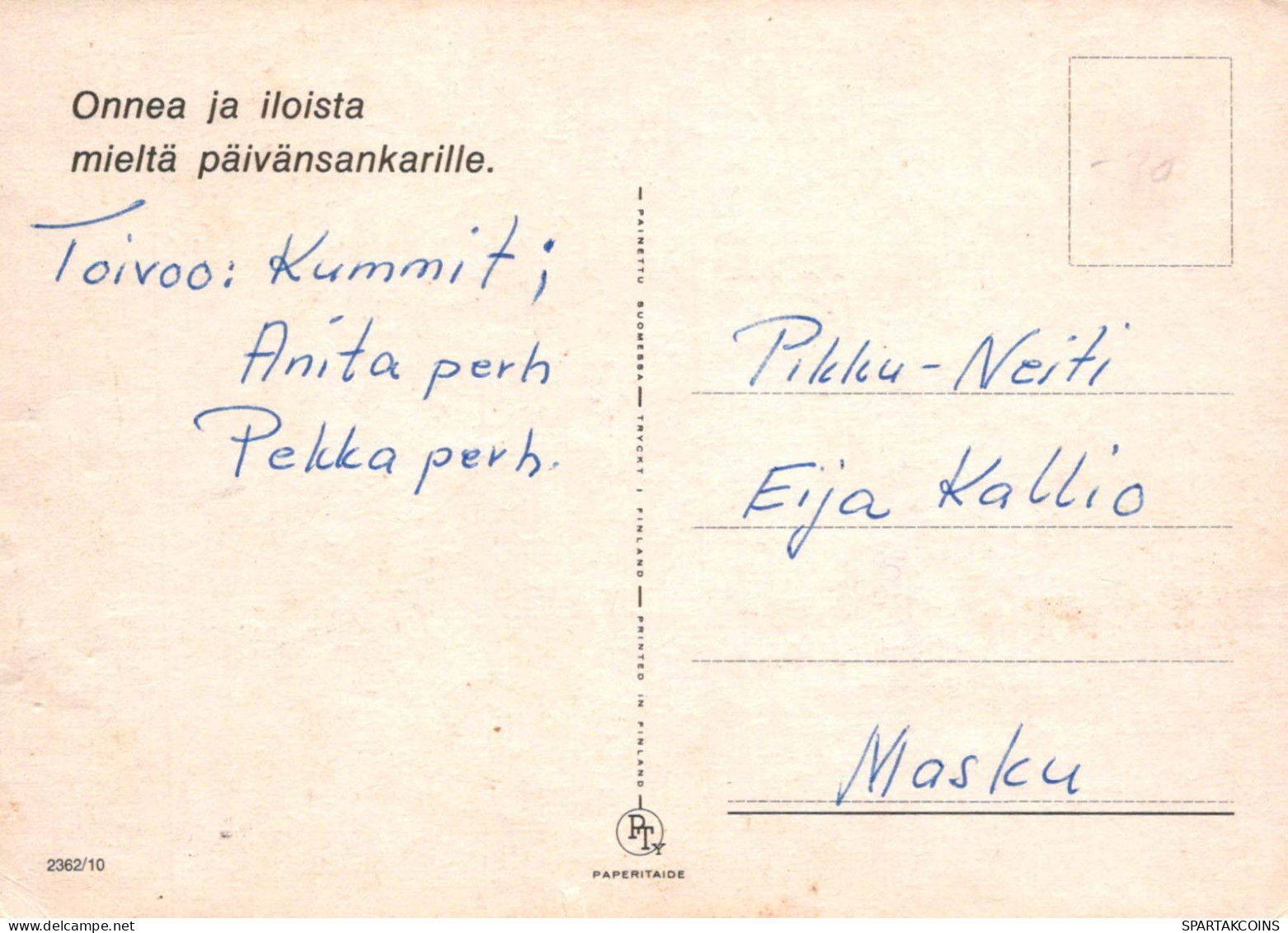 CABALLO Animales Vintage Tarjeta Postal CPSM #PBR900.A - Pferde