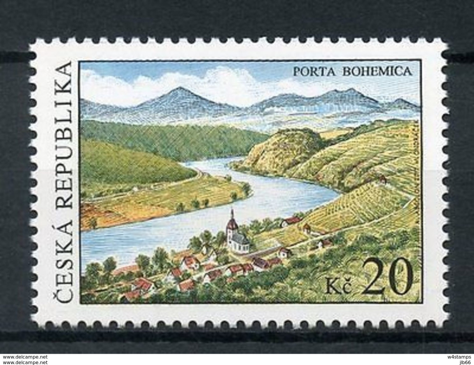 Tchequie Yvert 830 2017 Le Canyon Porta Bohemica De La Vallée De Labe - Unused Stamps