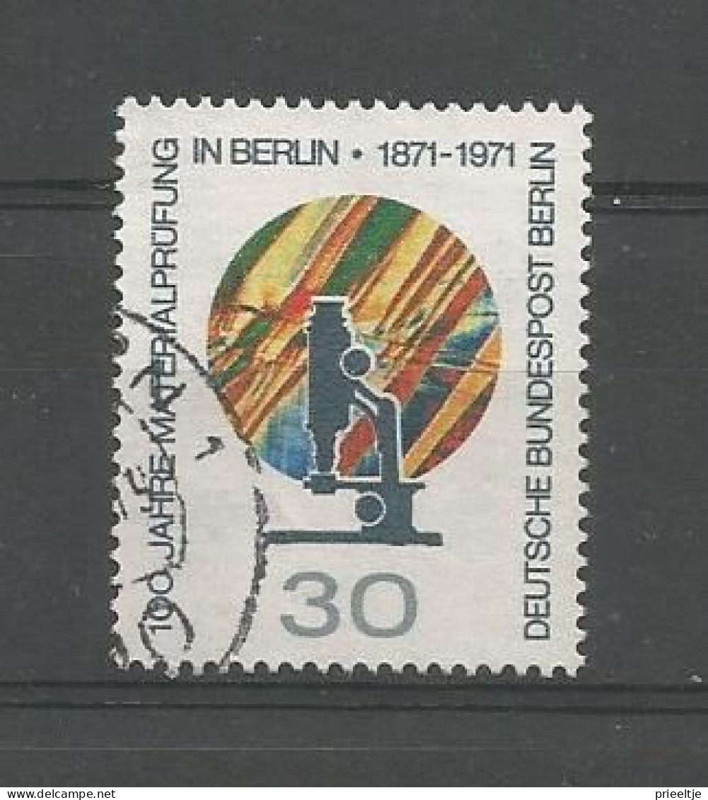 Berlin 1971 Materials Testing Centenary Y.T. 381 (0) - Gebraucht