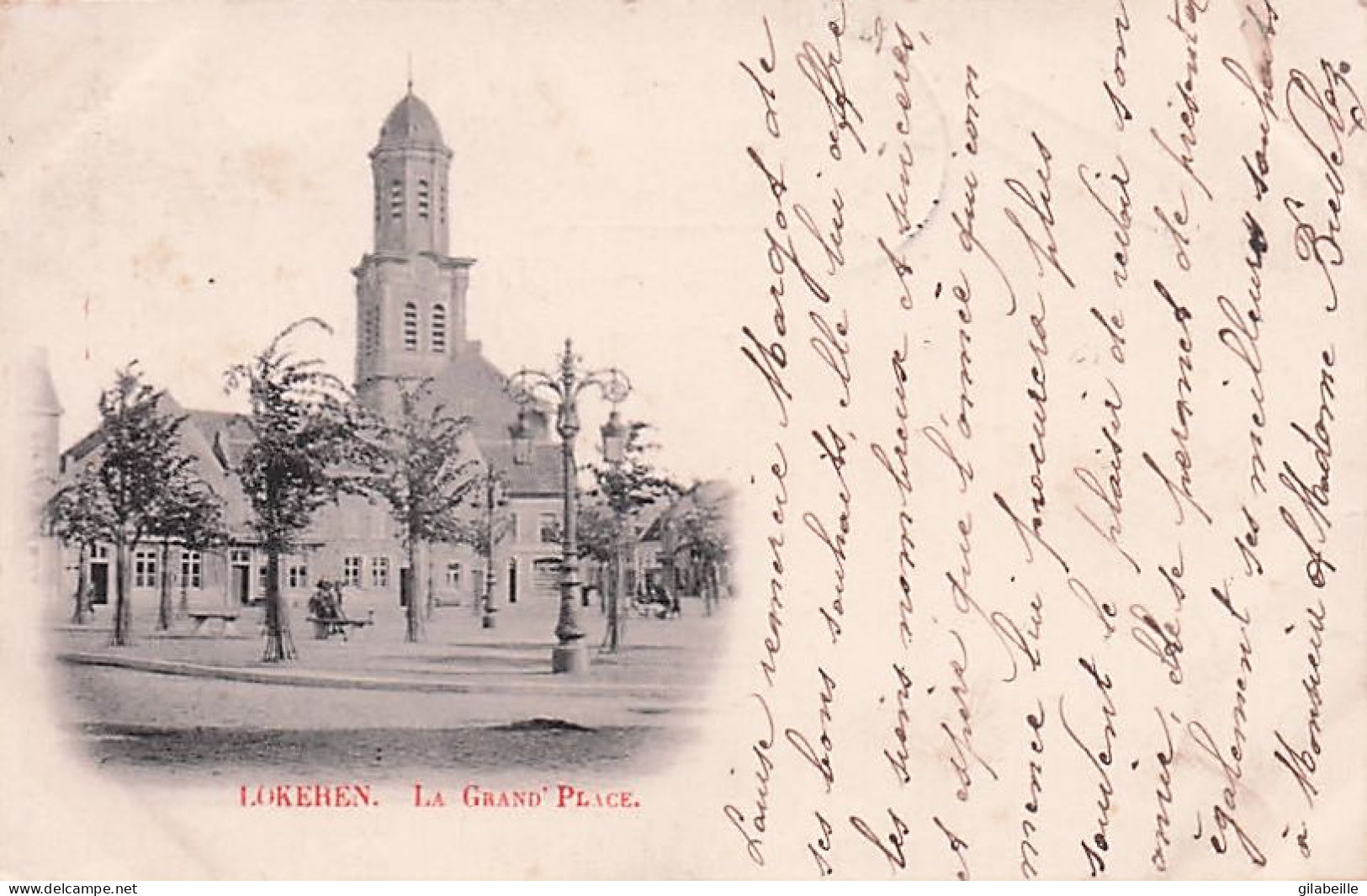 LOKEREN - La Grand'place -1901 - Lokeren